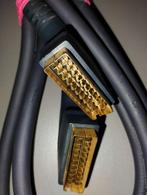 Scart Euroconnector Kabel GOLD PRO, Audio, Tv en Foto, Audiokabels en Televisiekabels, Ophalen of Verzenden, 2 tot 5 meter, Scartkabel