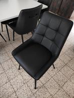 Lot de 6 chaises noire !!! TBE !!!, Comme neuf, Noir, Autres matériaux, Moderne
