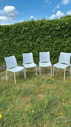 4 keukenstoelen, gebruikte staat, lichtgrijs, Huis en Inrichting, Stoelen, Ophalen, Gebruikt