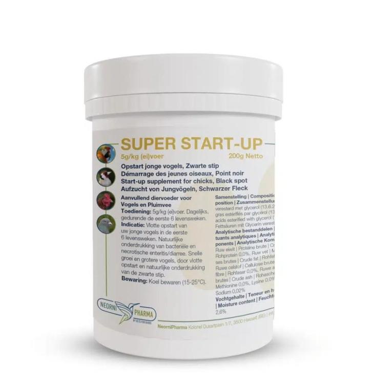 Super start up 200 gram Nest - Sterfte en diarree - Neorniph, Dieren en Toebehoren, Dierenvoeding, Vogel, Ophalen