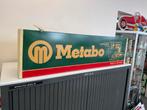 Metabo gereedschap reclame lichtbak, Verzamelen, Ophalen, Gebruikt, Lichtbak of (neon) lamp