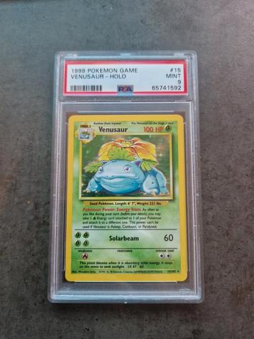 Venusaur Base Set PSA 9 beschikbaar voor biedingen