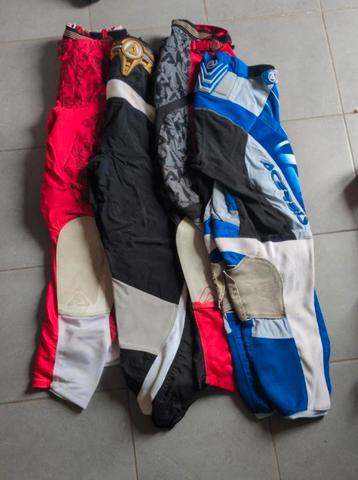 Lot 4 moto crossbroeken maat S merk Acerbis  beschikbaar voor biedingen