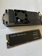 4 TB M.2 SSD met gekoelde behuizing, Computers en Software, Harde schijven, SSD, Ophalen of Verzenden, Zo goed als nieuw, Desktop
