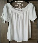 Witte blouse Libelle 40-42, Comme neuf, Taille 38/40 (M), Libelle, Enlèvement ou Envoi