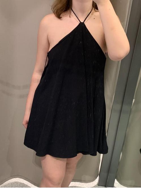 Korte Zwarte Jumpsuit van ZARA – Linnen, Kleding | Dames, Jumpsuits, Zo goed als nieuw, Ophalen of Verzenden