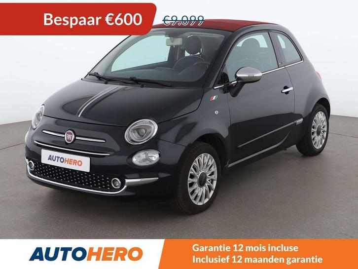 Fiat 500C 1.2 Lounge (bj 2017), Auto's, Fiat, Te koop, 500C, ABS, Airbags, Airconditioning, Bluetooth, Boordcomputer, Centrale vergrendeling