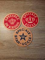 Oude bierviltjes de kroon uccle, Verzamelen, Biermerken, Ophalen of Verzenden