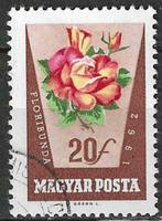 Hongarije 1962 - Yvert 1516 - Rozen (ST), Timbres & Monnaies, Timbres | Europe | Hongrie, Affranchi, Envoi