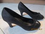 Escarpins noirs à talons « CIFA 57 » P : 39, Zwart, Ophalen of Verzenden, Zo goed als nieuw, CIFA 57
