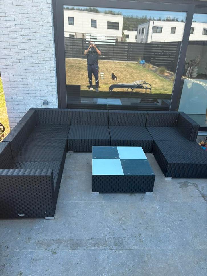 Loungeset met kussens., Tuin en Terras, Tuinsets en Loungesets, Zo goed als nieuw, Loungeset, Ophalen