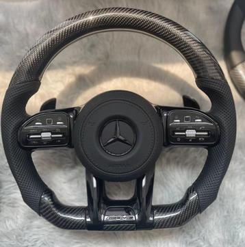 Mercedes AMG custom carbon stuur sportief beschikbaar voor biedingen