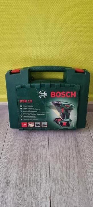 Bosch PSR 12 Accuboormachine met koffer(12v), Doe-het-zelf en Bouw, Gereedschap | Boormachines, Gebruikt, Boormachine, Ophalen of Verzenden