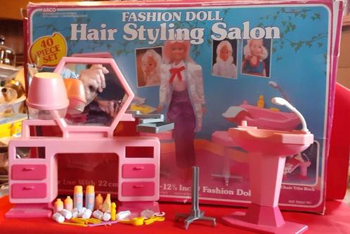 Salon de coiffure vintage poupée barbie année 1985, Enfants & Bébés, Jouets | Maisons de poupées, Utilisé, Enlèvement ou Envoi