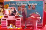 Salon de coiffure vintage poupée barbie année 1985, Gebruikt, Ophalen of Verzenden