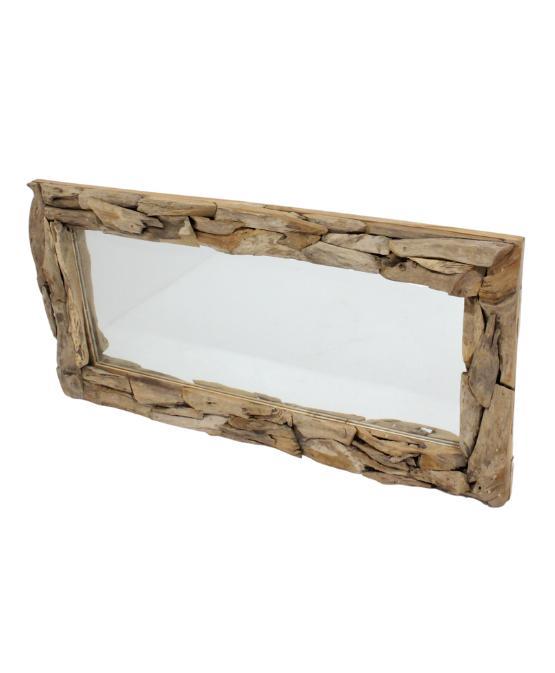 ronde/ vierkant/rechthoekige driftwood spiegel, Huis en Inrichting, Woonaccessoires | Spiegels, Nieuw, 50 tot 75 cm, Minder dan 100 cm