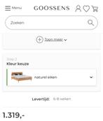 Goossens Cosima bedframe + Ikea matras, Ophalen, Zo goed als nieuw