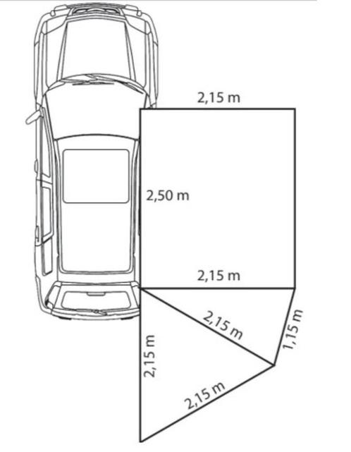 TE KOOP - Luifel Penta 180 met zijwanden - Zo goed als nieuw, Caravans en Kamperen, Voortenten en Luifels, Zo goed als nieuw, Ophalen