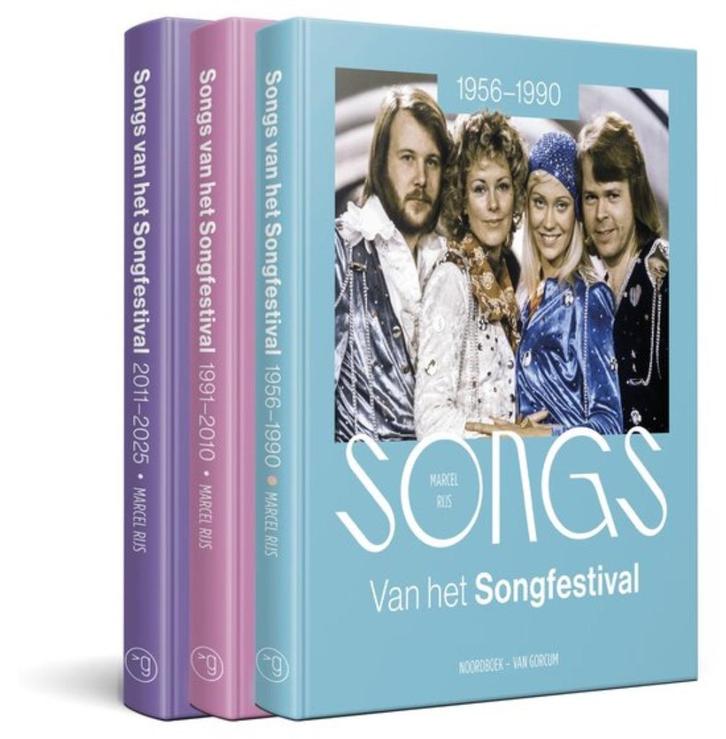 Alle songs van het Songfestival (set van 3): € 92, Boeken, Muziek, Nieuw, Algemeen, Ophalen of Verzenden