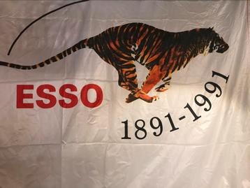 Vintage Esso Tijger Vlag 1891 - 1991