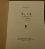 Jindrich FELD: Sonate pour flûte et piano, Musique & Instruments, Partitions, Comme neuf, Piano, Enlèvement ou Envoi, Autres genres