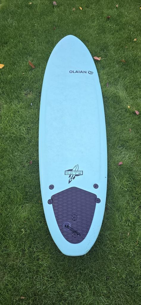 Surfplank van olaian (Decathlon), Watersport en Boten, Golfsurfen, Zo goed als nieuw, Met vinnen, Met koord, Ophalen