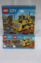 Lego City set 60074 Bulldozer uit 2015 compleet, Comme neuf, Construction, Enlèvement ou Envoi