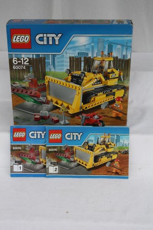 Lego City set 60074 Bulldozer uit 2015 compleet, Enfants & Bébés, Jouets | Éducatifs & Créatifs, Comme neuf, Construction, Enlèvement ou Envoi