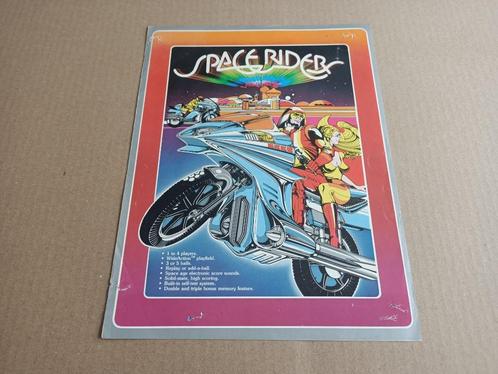 Flyer/ Folder: Atari Space Riders (1978) Flipperkast, Collections, Machines | Flipper (jeu), Enlèvement ou Envoi