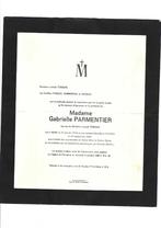 Faire part de décès, Verzamelen, Bidprentjes en Rouwkaarten, Ophalen of Verzenden