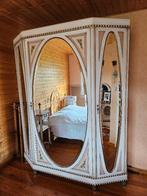 Armoire penderie, coiffeuse et chaises assorties, Ophalen, Gebruikt, Eikenhout