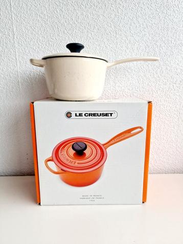 Le Creuset - Casserole en fonte émaillée - Crème - 1,5 litre beschikbaar voor biedingen