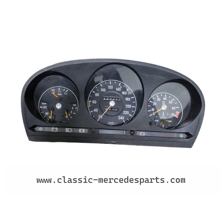 Tellerhuis / combi instrument Mercedes  w107 R107 450slc 450, Auto-onderdelen, Dashboard en Schakelaars, Mercedes-Benz, Gebruikt