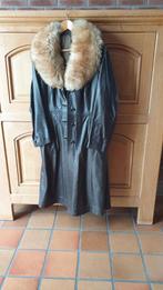 DAMES WINTERJAS BRUIN LEDER GEVOERD PELS, Ophalen of Verzenden, Zo goed als nieuw, Maat 38/40 (M), Bruin