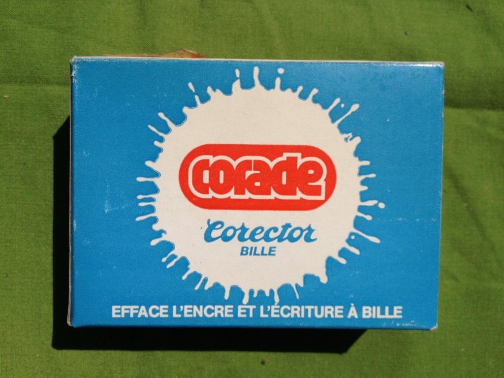 set fluide correcteur vintage pour stylo bille Corade, Enlèvement ou Envoi, Comme neuf, Autres types