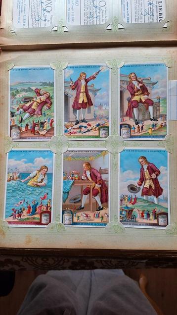 Liebig S1194 par série de 6 Voyage de Gulliver à Lilliput, Enlèvement ou Envoi, Avant 1940, Gravure, Comme neuf