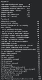 Différents jeux différentes consoles, Games en Spelcomputers, Games | Overige, Ophalen, Gekoppelde computers, Overige genres, 1 speler