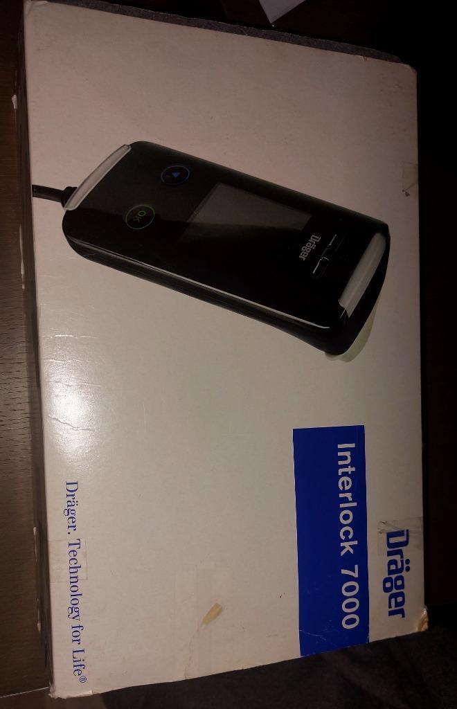 Alcoholslot Dräger Interlock 7000 met certificaat, Auto diversen, Auto-accessoires, Zo goed als nieuw, Ophalen