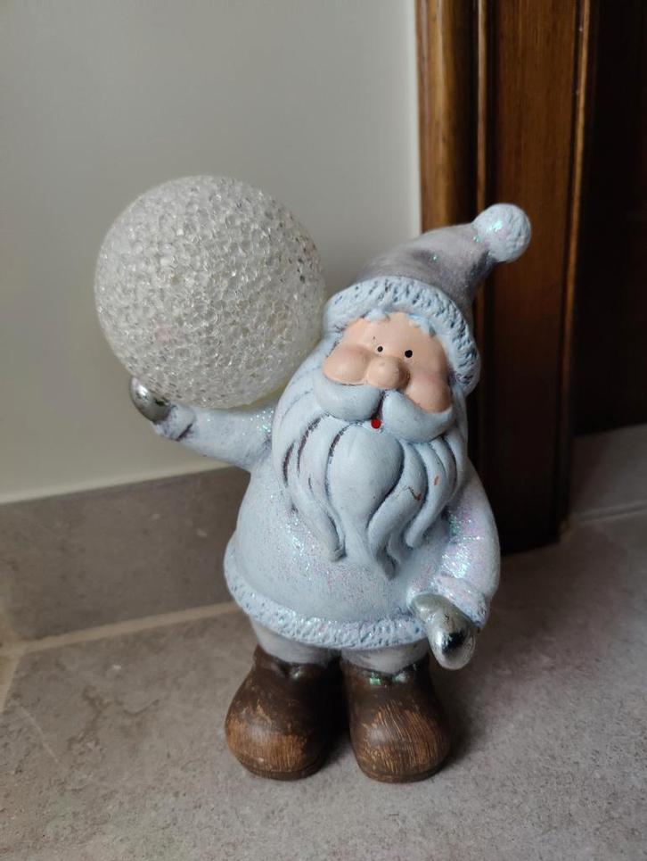 Kerstman beeld wit, Divers, Noël, Utilisé, Enlèvement ou Envoi