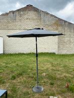 Parasol + voet, Tuin en Terras, Ophalen, Gebruikt, Stokparasol, Kantelbaar