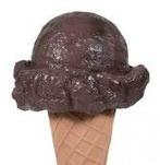 IJsje verrijdbaar 160 cm - bol ijs choco schepijs polyester, Ophalen, Nieuw