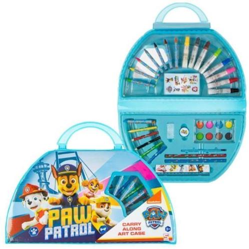 Paw Patrol Tekenkoffer - 50 Delig - Nickelodeon, Enfants & Bébés, Jouets | Éducatifs & Créatifs, Neuf, Bricolage, Langue et Lecture