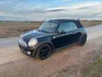Mini Cooper Cabrio, Auto's, Voorwielaandrijving, Zwart, Cabriolet, Leder en Stof