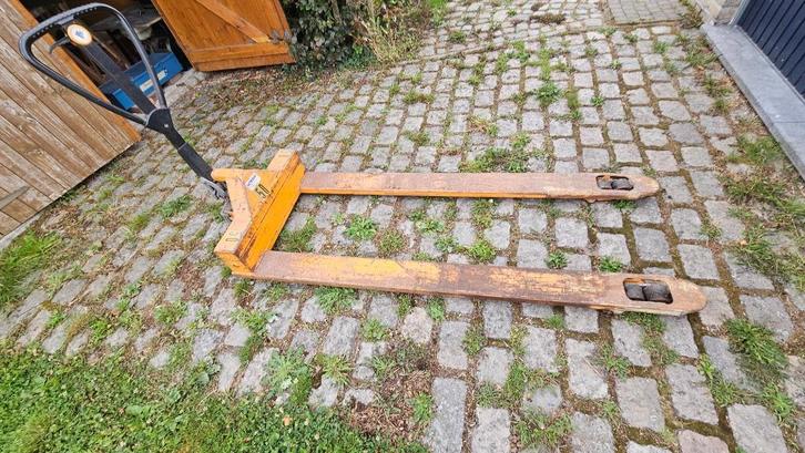 transpalet extra lang, Doe-het-zelf en Bouw, Gereedschap | Overige machines, Gebruikt, Ophalen