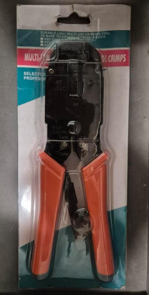 UTP krimptank met nieuwe connectors, Doe-het-zelf en Bouw, Elektriciteit en Kabels, Zo goed als nieuw, Kabel of Snoer, Ophalen of Verzenden