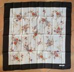 Vintage sjaaltje met bloemenprint Olga Greco 85cm X 85cm, Kleding | Dames, Olga Greco, Verzenden, Zo goed als nieuw, Sjaal