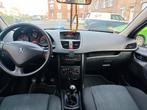 Peugeot 207 1.4i benzine 2009, Auto's, Voorwielaandrijving, Stof, Zwart, 4 cilinders
