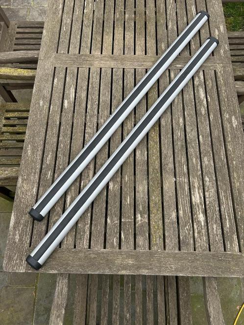 2 x alu dakdragers NORAUTO type 2M - 118cm, Auto diversen, Dakdragers, Gebruikt, Ophalen