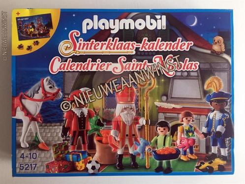 Playmobil 5217 - Sinterklaas en zwarte Piet kalender - NIEUW, Divers, Saint-Nicolas, Neuf, Envoi