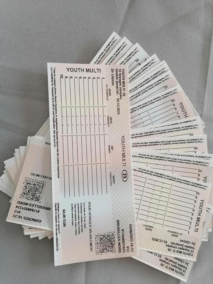 Go pass, Tickets en Kaartjes, Trein, Bus en Vliegtuig, Drie personen of meer, Algemeen kaartje, Trein